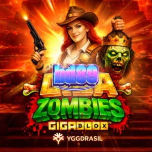 Giga Zombies GigaBlox স্লট গেমের একটি দৃশ্য যেখানে অ্যাজটেক ধ্বংসাবশেষ এবং জম্বি থিম ফুটে উঠেছে